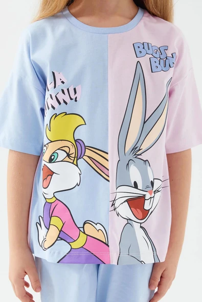 Looney Tunes 1566 Kız Çocuk Kapri Takımı - 3