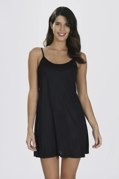 Nbb 3851 Siyah Renk Kadın Kombinezon ürün görseli 1