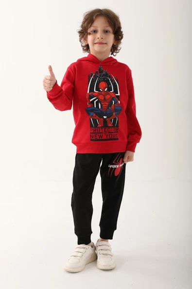 Spıder-Man Erkek Çocuk Eşofman Takımı