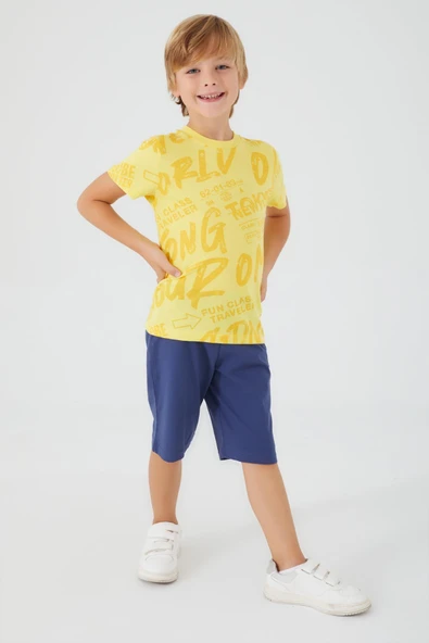 ROLY POLY ERKEK GARSON BERMUDA TAKIM SARI