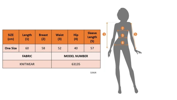 Kadın Uzun Kollu Kayık Yaka çok Renkli Triko Bluz - Resim 6