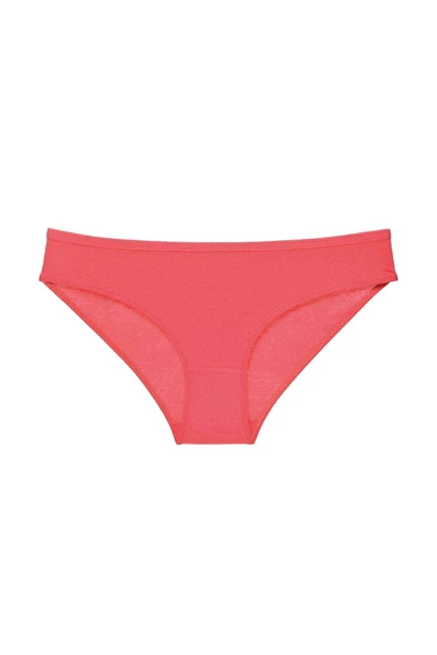 Fuşya Kadın Günlük Pamuklu Likralı Özel Poşet İçinde Taşınabilir Acil Durum Slip Külot - 2