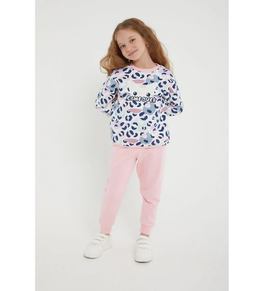 Roly Poly 2958 Krem Renk Kız Çocuk Garson Eşofman Takımı - Resim 2