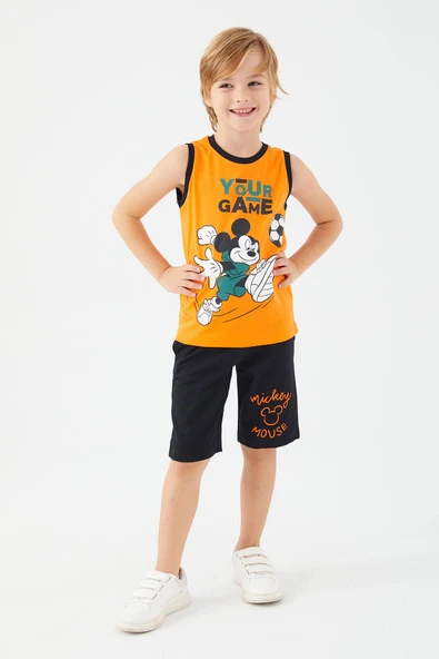 Mıckey Mouse Erkek Çocuk Bermuda Takımı ürün görseli 1