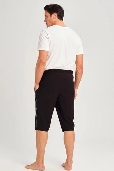 Haşema 2979 Siyah Yan Şeritli Erkek Deniz Şortu - Resim 6