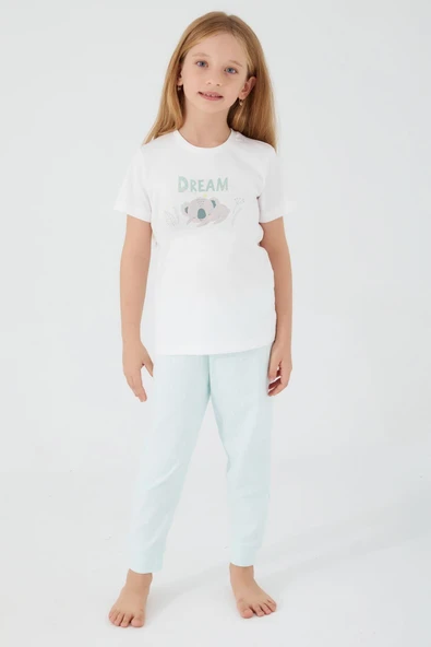 ROLY POLY ANNE KIZ PİJAMA TAKIMI Mint - Resim 2