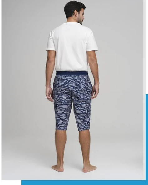 Haşema 2962 İndigo Altay Erkek Deniz Şortu - Resim 2