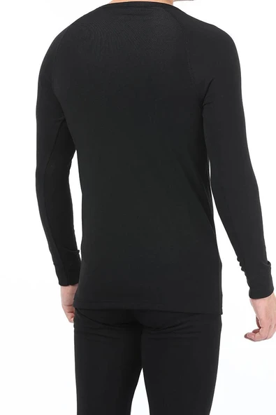 Yıldız 271 Siyah Termal Yuvarlak Yaka Uzun Kollu İçlik - Resim 3