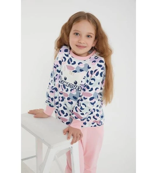 Roly Poly 2958 Krem Renk Kız Çocuk Garson Eşofman Takımı ürün görseli 1