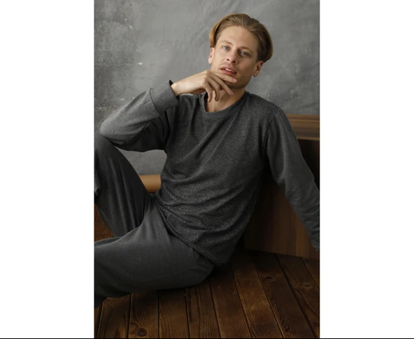 Kly Antirasit Renk Erkek O Yaka Pijama Takımı ürün görseli