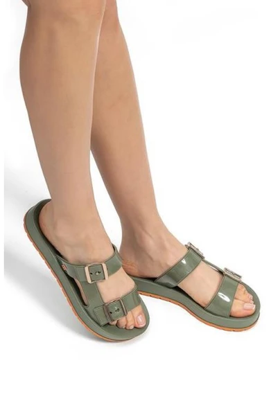 Zaxy Flash Slide Kadın Terlik Haki 35/40 HAKİ - Resim 3