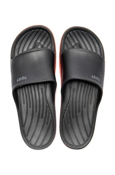 Twigy Demba Erkek Terlik Siyah Turuncu 40/45 SIYAH/TURUNCU - Resim 2