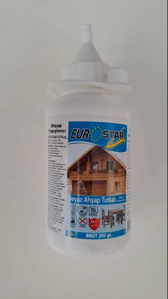 EURO STAR BEYAZ AHŞAP TUTKALI 200 GR. ürün görseli 1