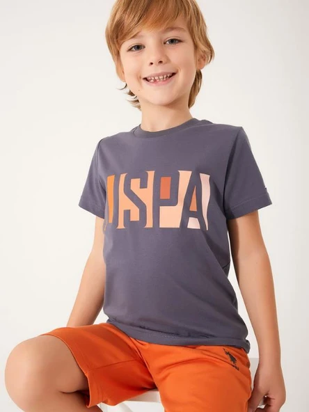 U.S POLO ÇOCUK BERMUDA TAKIM ANTİRASİT - 2