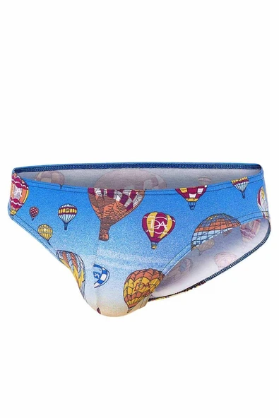 Doreanse 1319 Erkek Renkli Modal Desenli Slip Külot RENKLİ - Resim 2