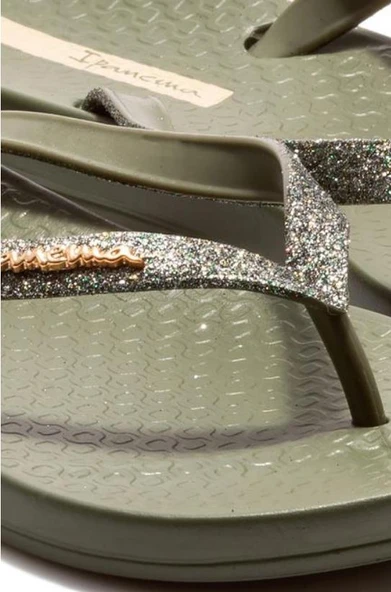 Ipanema Anatomik Lolita Kadın Parmak Arası Terlik Koyu Yeşil 35/42 YEŞİL - Resim 3