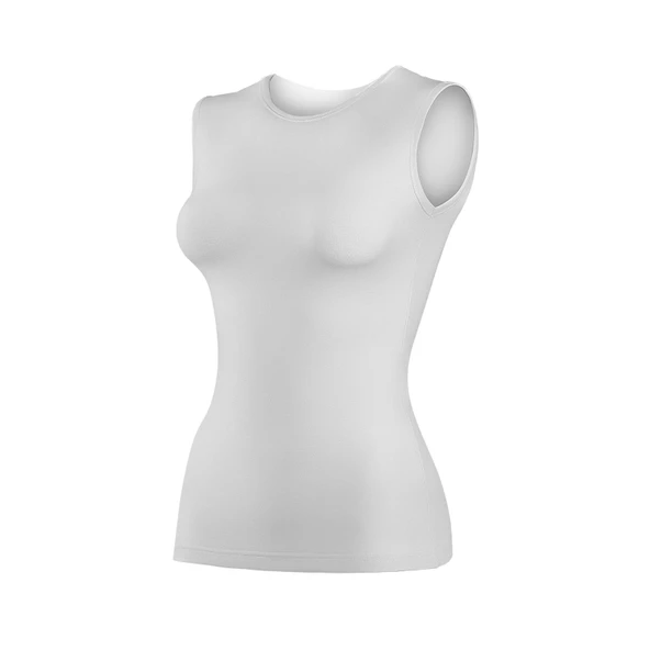 Yıldız 2237 Ekru Likralı Sıfır Kol Kadın Atlet ürün görseli 1