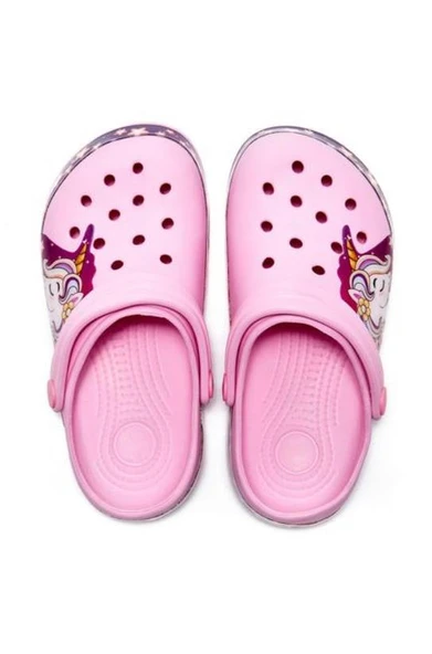 Twigy Lili Sabo Çocuk Terlik Pembe 30/35 PEMBE - Resim 3