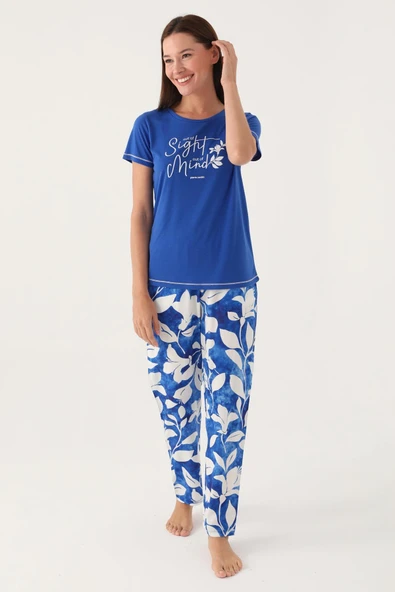 Pierre Cardin 8833 Kısa Kollu Kadın Pijama Takımı SAKS ürün görseli 1