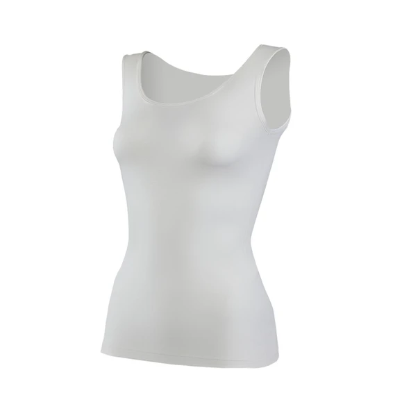 Yıldız 2178 Ekru Likralı Geniş Askılı Biyeli Kadın Atlet ürün görseli 1