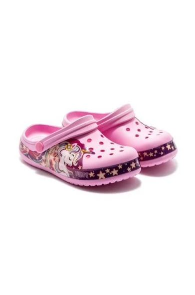 Twigy Lili Sabo Çocuk Terlik Pembe 30/35 PEMBE - Resim 2