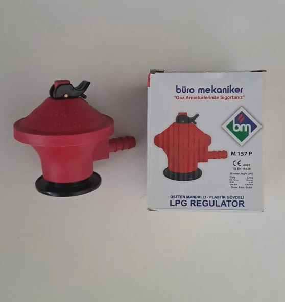 BÜRO MEKANİKER PLASTİK GÖVDELİ ÜSTTEN MANDALLI LPG DEDANTÖRÜ / TÜP DEDANTÖRÜ - 2