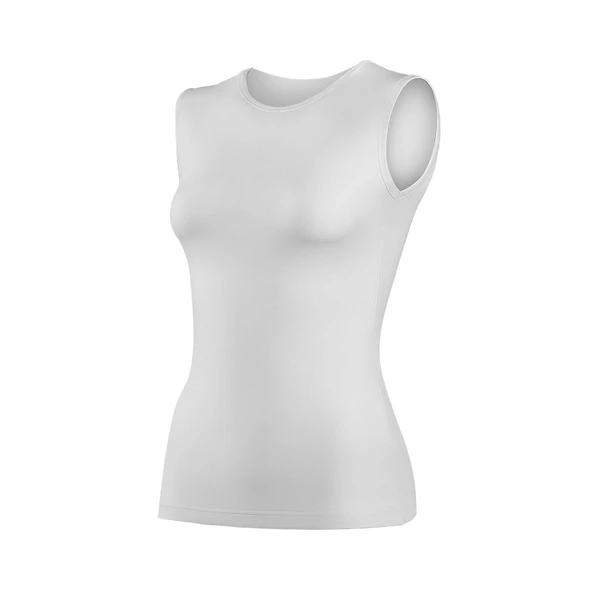 Yıldız 2235 Beyaz Likralı Sıfır Kol Kadın Atlet ürün görseli 1