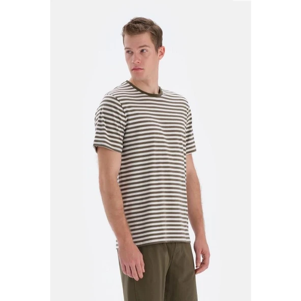 Eros 33092 Pamuklu Kısa Kollu Erkek Şortlu Pijama Takımı YEŞİL ürün görseli 1