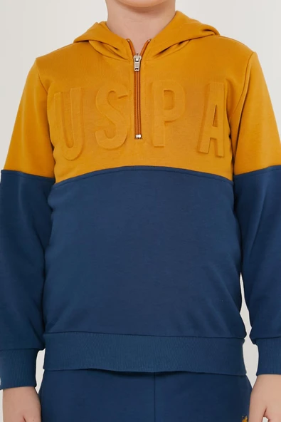 U.S POLO ERKEK GARSON EŞOFMAN TAKIMI HARDAL - Resim 3