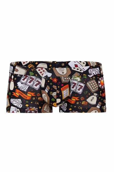 Doreanse 1793 Erkek Modal Çok Renkli Baskılı Torbalı Mini Paça Boxer RENKLİ - Resim 3