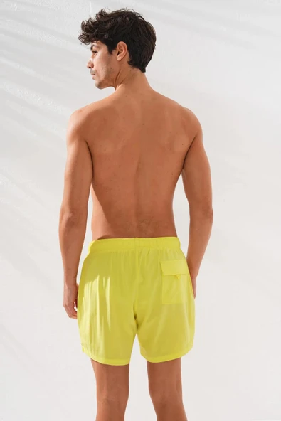 Pierre Cardin Düz Dokuma Erkek Şort YELLOW ürün görseli 1