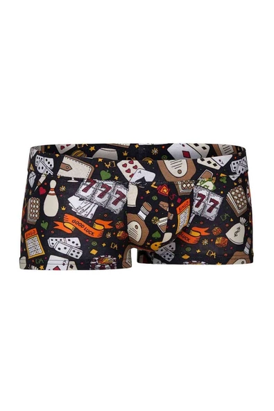 Doreanse 1793 Erkek Modal Çok Renkli Baskılı Torbalı Mini Paça Boxer RENKLİ - Resim 2