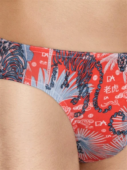 Dorensa Erkek Slip Exotıger Renkli 2 - Resim 4