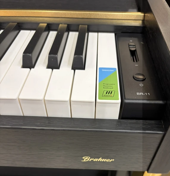 BRAHNER DIJITAL PIYANO BR-11 BK - Resim 3
