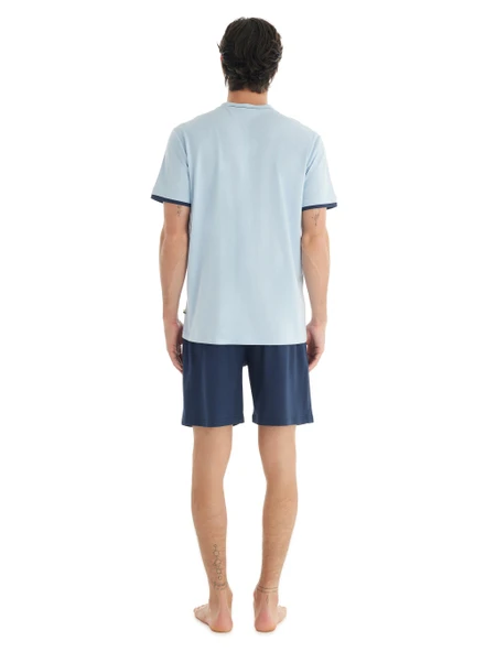 Blackspade Erkek Pijama Takımı 40713 - Mavi MAVİ - 6