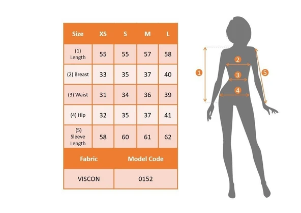 Kadın Uzun Kollu Balıkçı Yaka Viskon Bluz - Resim 8