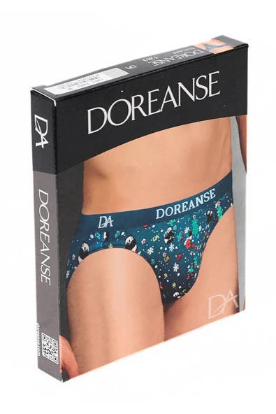 Doreanse 1263 Panda Desenli Modal Erkek Slip DESENLI - Resim 6