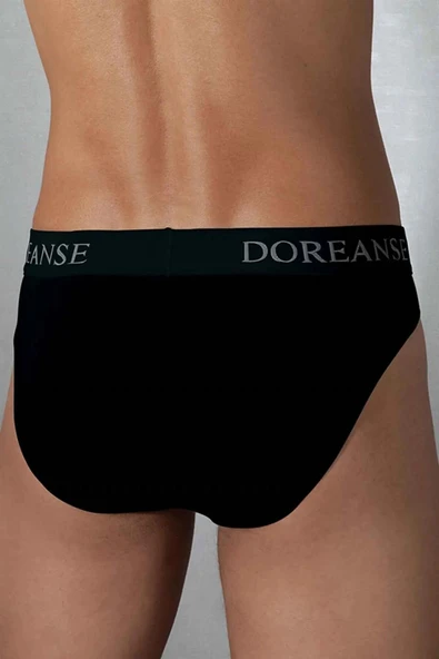 Doreanse 1221 Düz Renk Modal Erkek Slip SİYAH - Resim 4