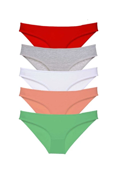 5 adet Süper Eko Set Likralı Kadın Slip Külot 518 ürün görseli