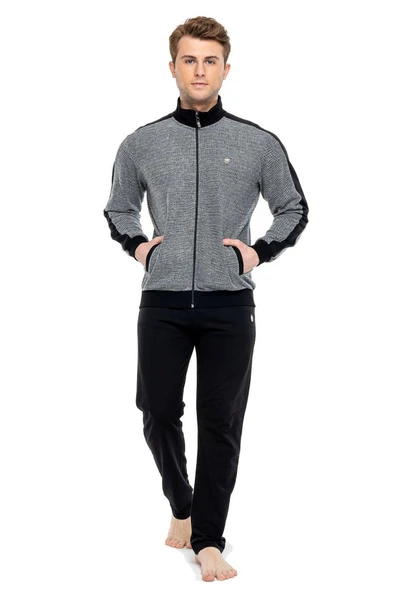Mod Collection Erkek Eşofman Takım 3933 Siyah - 1