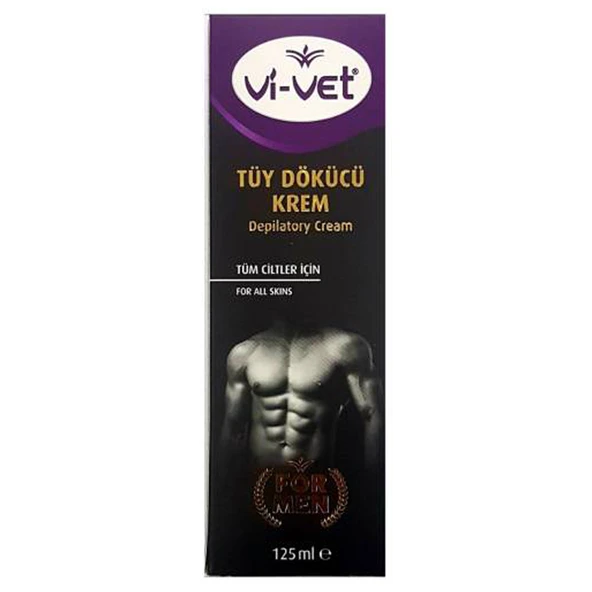 Vivet Tüy Dökücü For Men 125 ml Krem-Tüm Ciltler - 1
