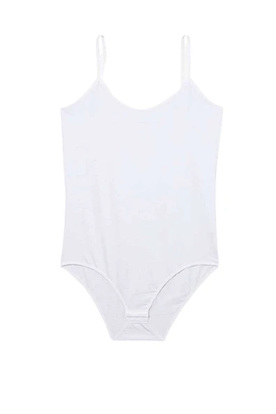 İp Askılı Kadın Çıtçıtlı Body Beyaz - Resim 2