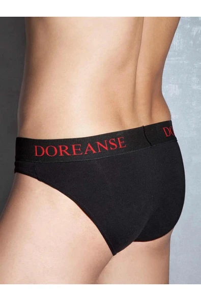 Doreanse 1349 Modal Biyeli Erkek Slip SİYAH - Resim 2