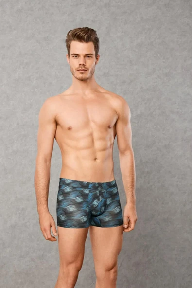 Doreanse 1735 Desenli Çok Renkli Modal Erkek Boxer DESENLI ürün görseli 1