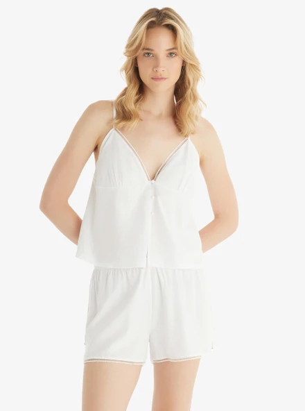 Blackspade Kadın Pijama Üstü 51831 - Beyaz Beyaz - 3