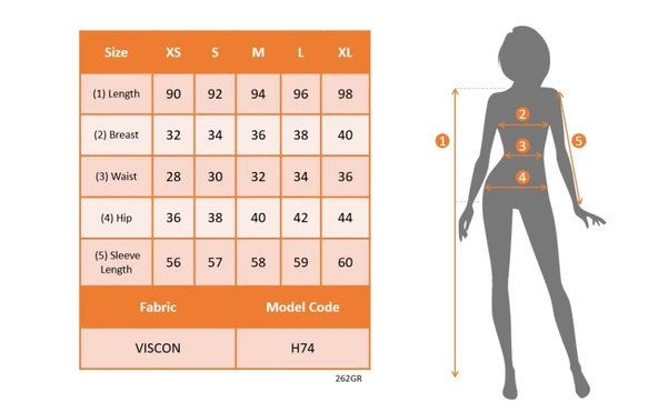 Kadın Uzun Kollu Yarım Balıkçı Yaka Viskon Elbise - 5 Lİ - Resim 6