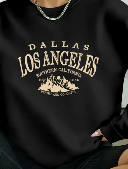 Kadın Uzun Kollu Bisiklet Yaka Viskon Iki Iplik Bluz - Resim 2