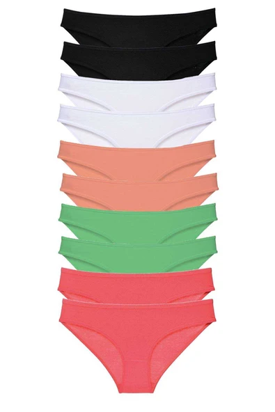 10 adet Süper Eko Set Likralı Kadın Slip Külot 504 ürün görseli