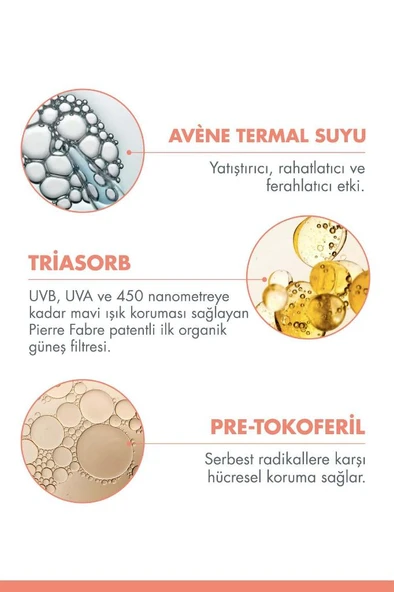 AVENE Fluid SPF 50+ Normal ve Karma Ciltler için Yüksek Korumalı Yüz Güneş Kremi 50 ml - 4