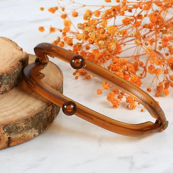 Loren Plastik Cüzdan Klipsi-Kahverengi - Resim 3